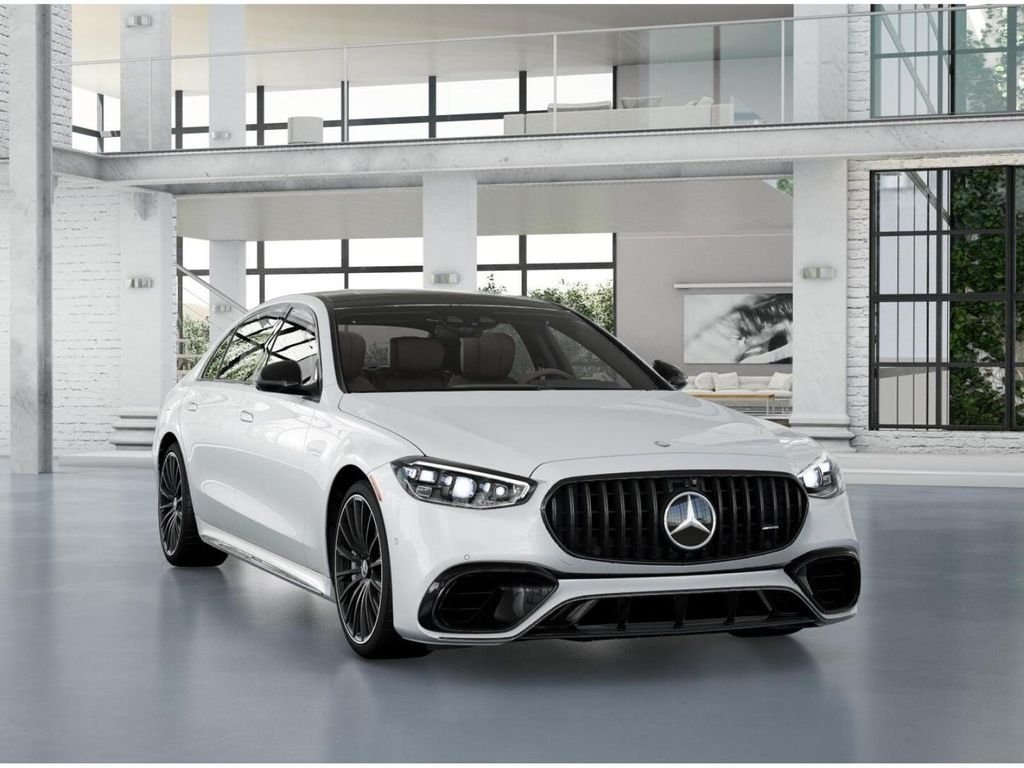 New 2026 MANUFAKTUR Moonlight White Metallic Mercedes-AMG AMG® S 63 E 4MATIC Sedan image 9
