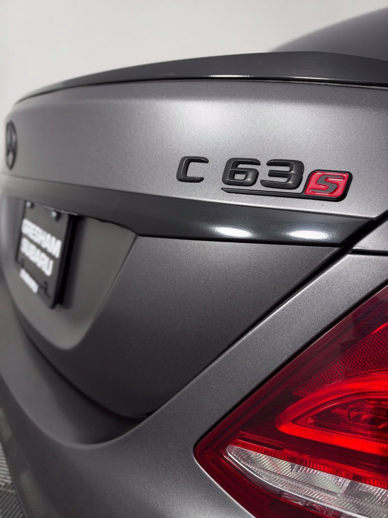 Used 2015 Steel Gray Metallic Mercedes-Benz C 63 S AMG® image 46