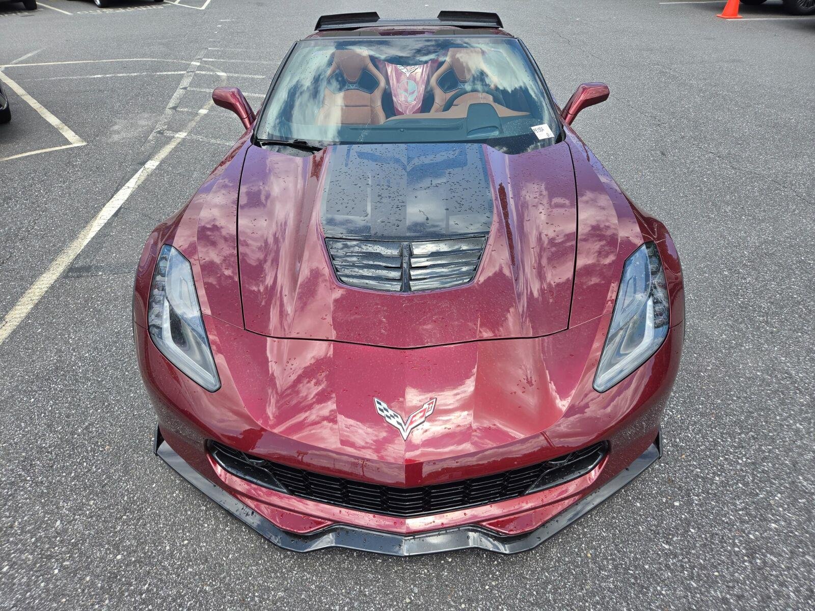 Used 2019 LONG BEACH RED METALLIC TINTCOAT Chevrolet Z06 2LZ image 2