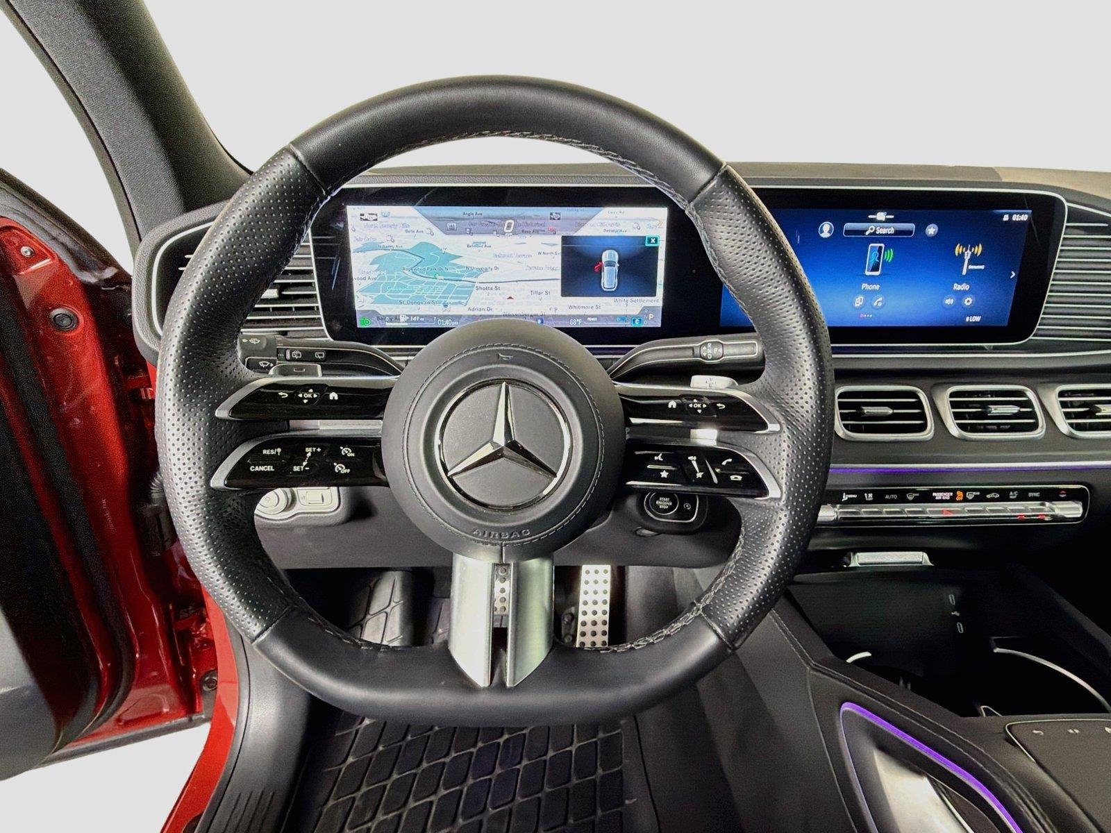 Used 2025 MANUFAKTUR Cardinal Red Metallic Mercedes-Benz GLE 580 image 11