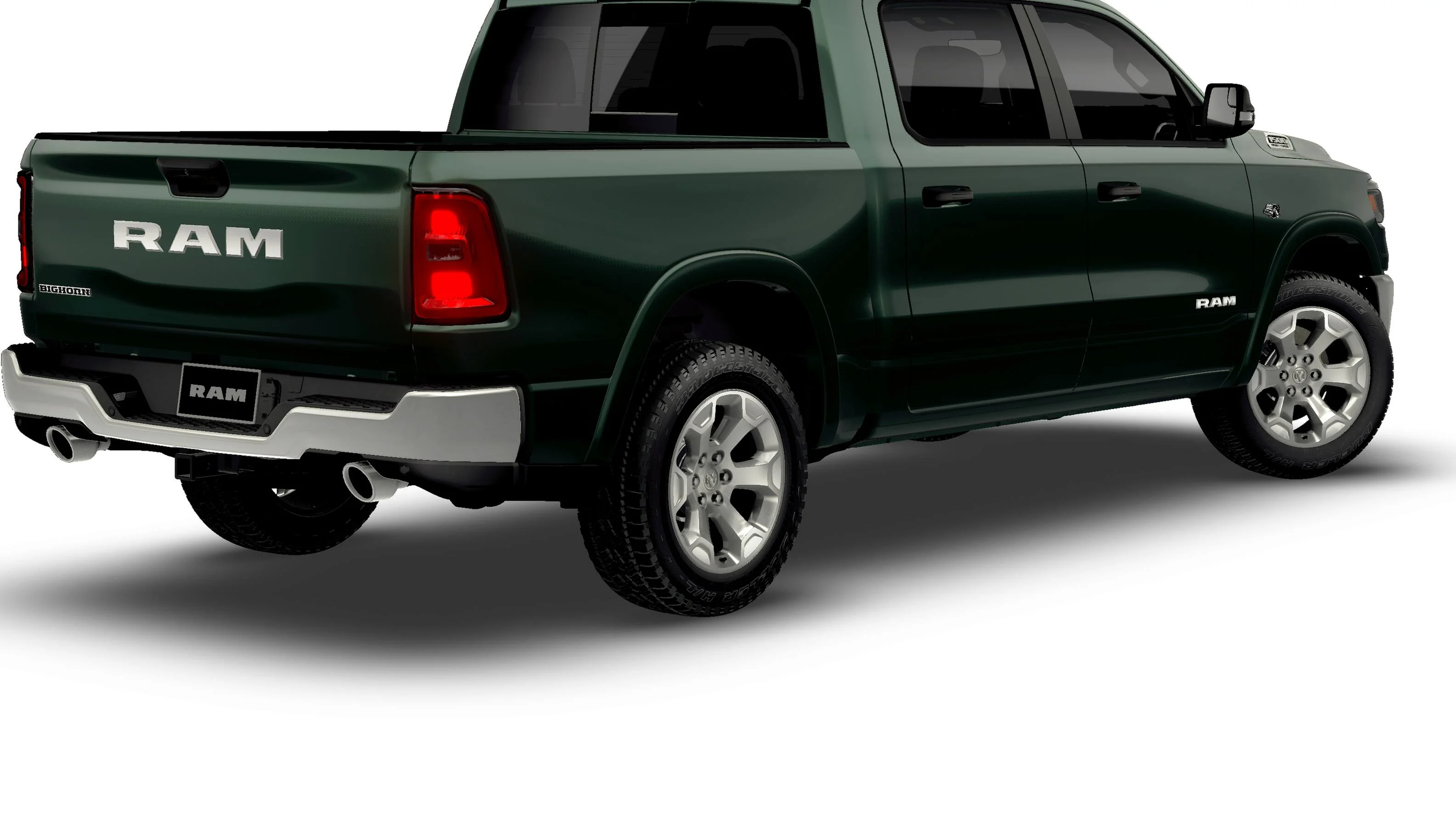 New 2026 Serrano-Green Metallic Exterior Paint RAM BIG HORN image 2