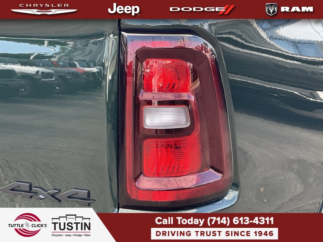 New 2026 Serrano-Green Metallic Exterior Paint RAM Laramie image 9