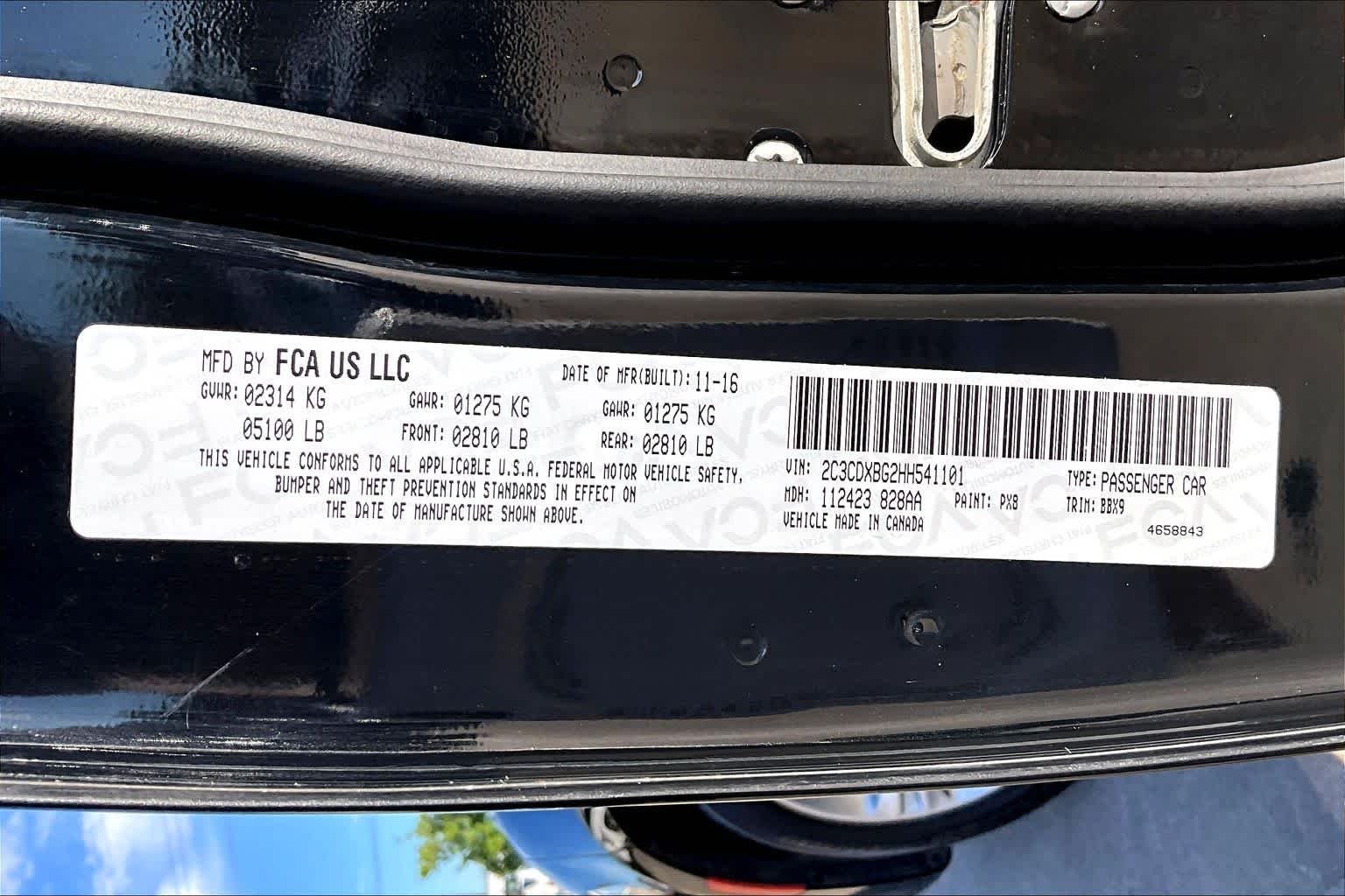 Used 2017 Pitch Black Clearcoat Dodge SE image 36