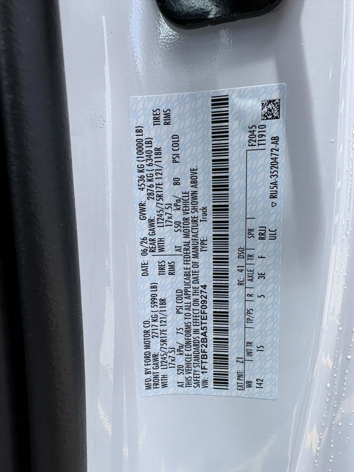 New 2026 Oxford White Ford F-250® XL image 19