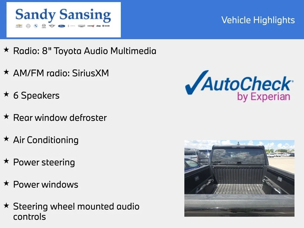 Used 2025 Black Toyota SR5 image 7