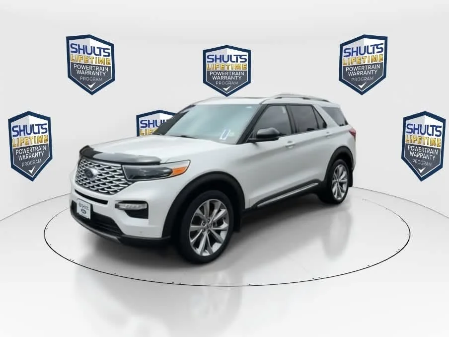 Used 2023 Star White Metallic Tri-Coat Ford Platinum image 4