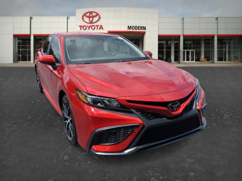 Used 2024 Supersonic Red Toyota SE image 3