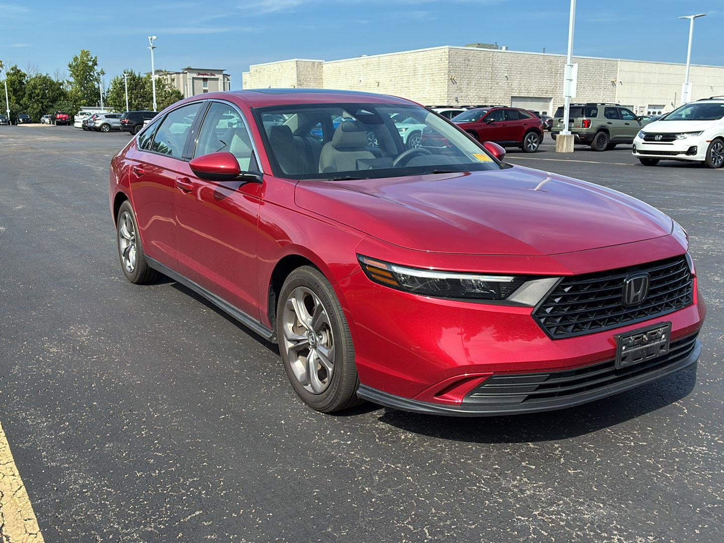 Used 2023 Radiant Red Metallic Honda EX image 19