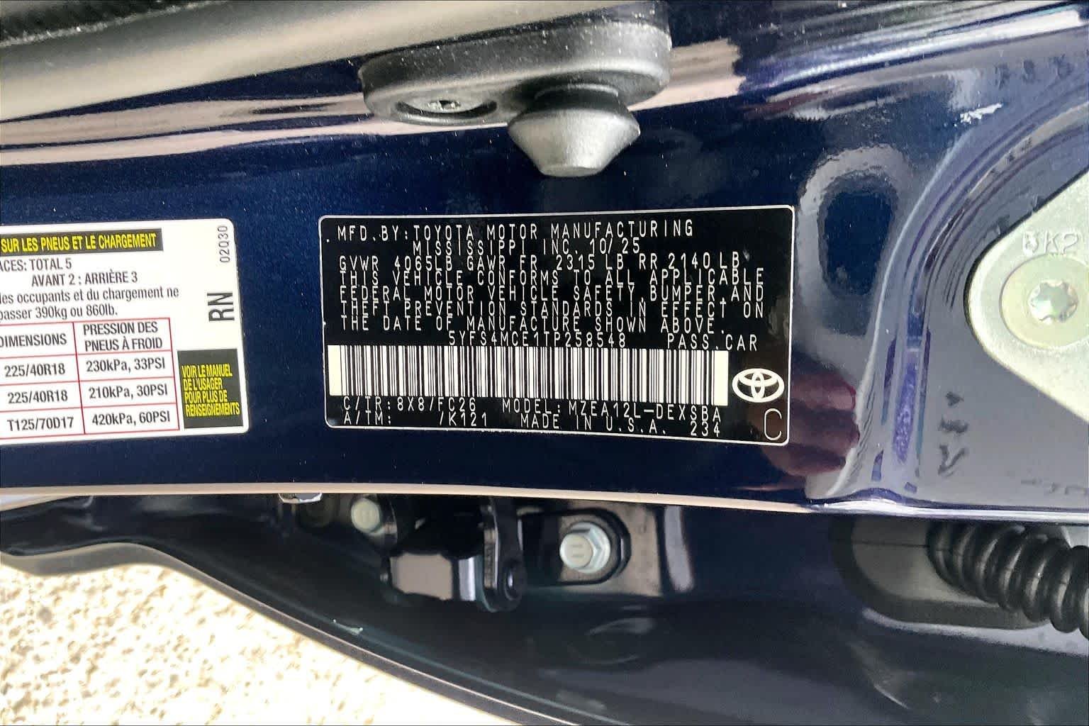 Used 2026 Blueprint Toyota SE image 34