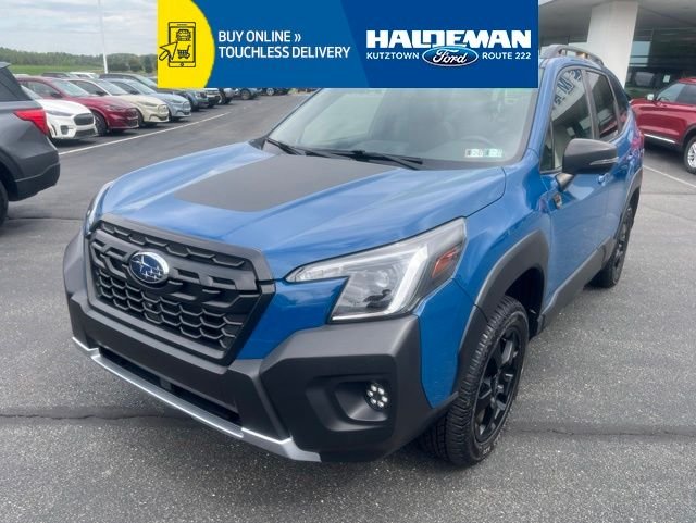 Certified Used 2023 Geyser Blue Subaru Wilderness image 1