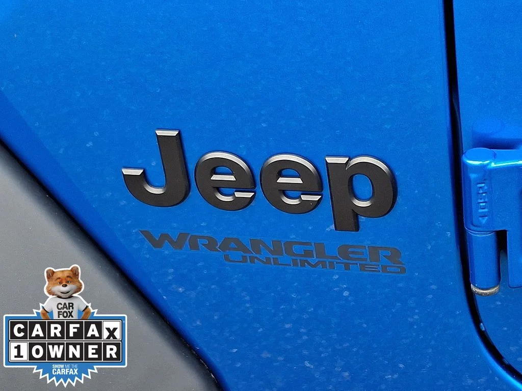 Certified Used 2022 Blue Jeep Unlimited High Tide image 29
