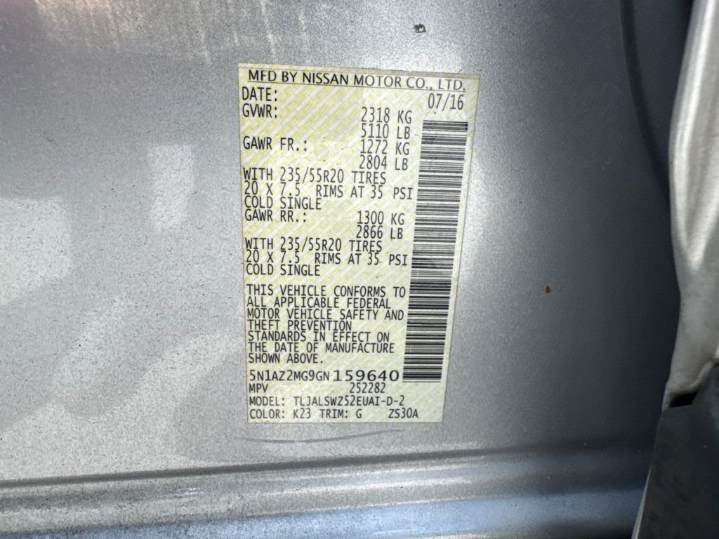Used 2016 Silver Nissan Platinum image 14