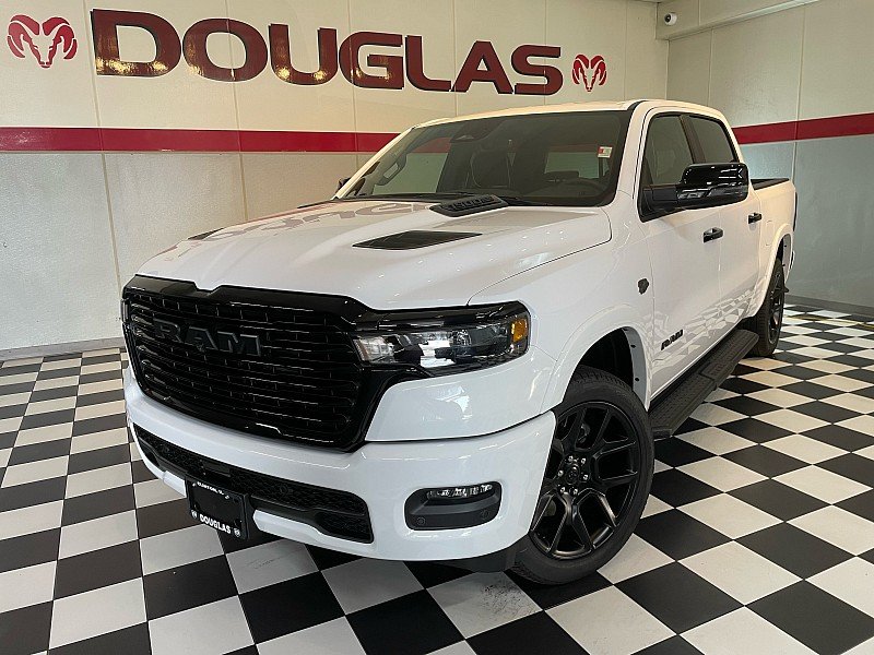 New 2027 Bright White Clear-Coat Exterior Paint RAM Laramie Crew Cab 5
