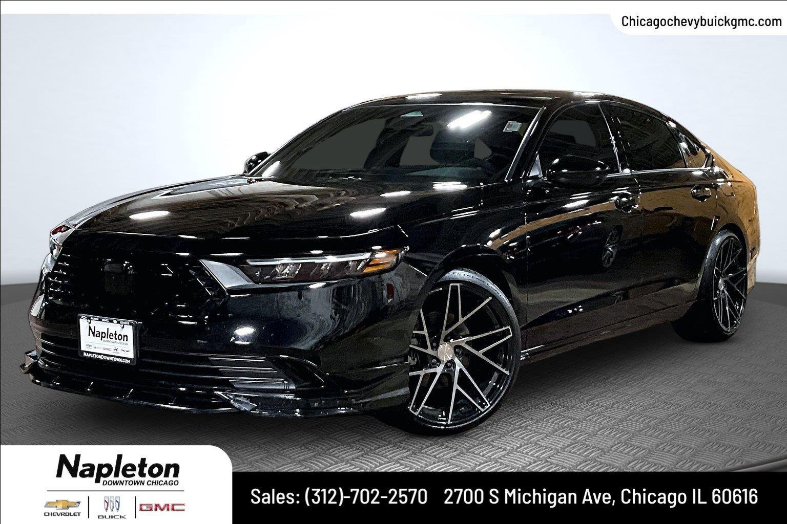 Used 2024 Crystal Black Pearl Honda Sport-L image 1