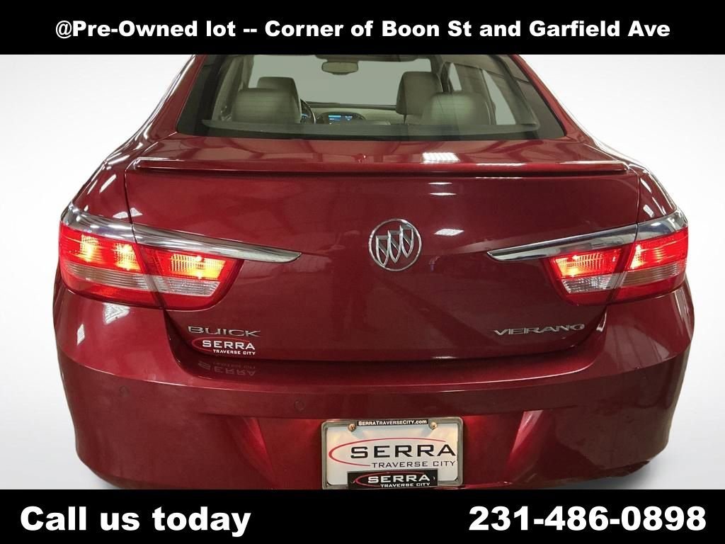 Used 2016 CRYSTAL RED TINTCOAT Buick Leather Group image 4