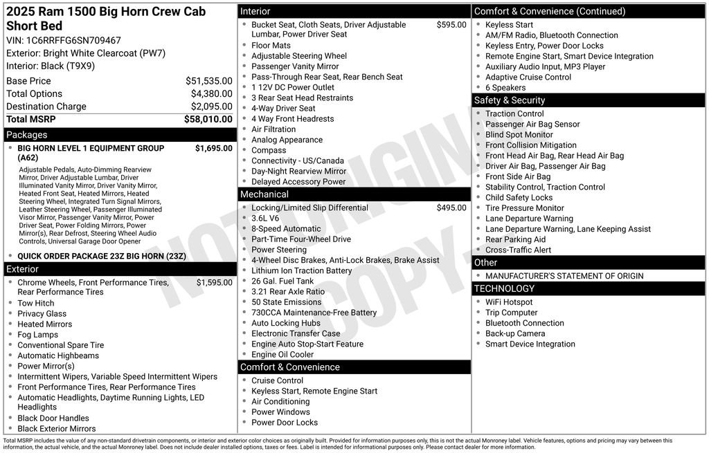 2025 RAM 1500 Big Horn/Lone Star - Photo 27