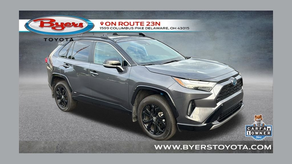 Used 2023 Midnight Black Metallic Toyota XSE image 1