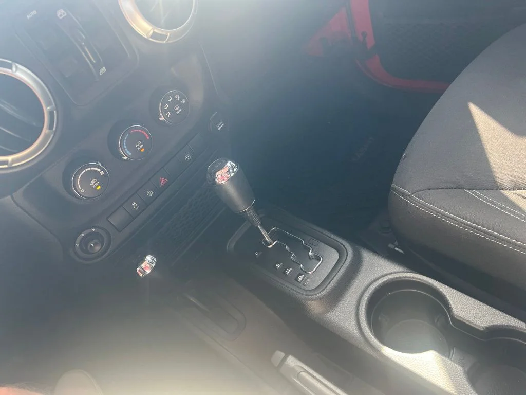 Used 2017 Firecracker Red Clearcoat Jeep Unlimited Sahara image 14