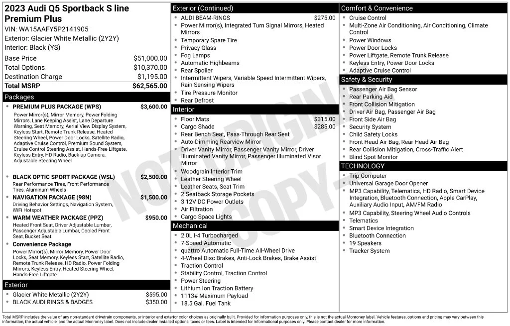 Certified Used 2023 White Audi 45 S line Premium image 25
