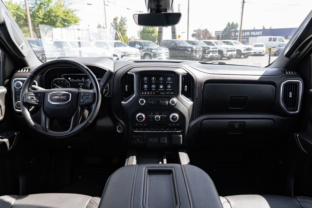 Used 2021 Satin Steel Metallic GMC AT4 image 10