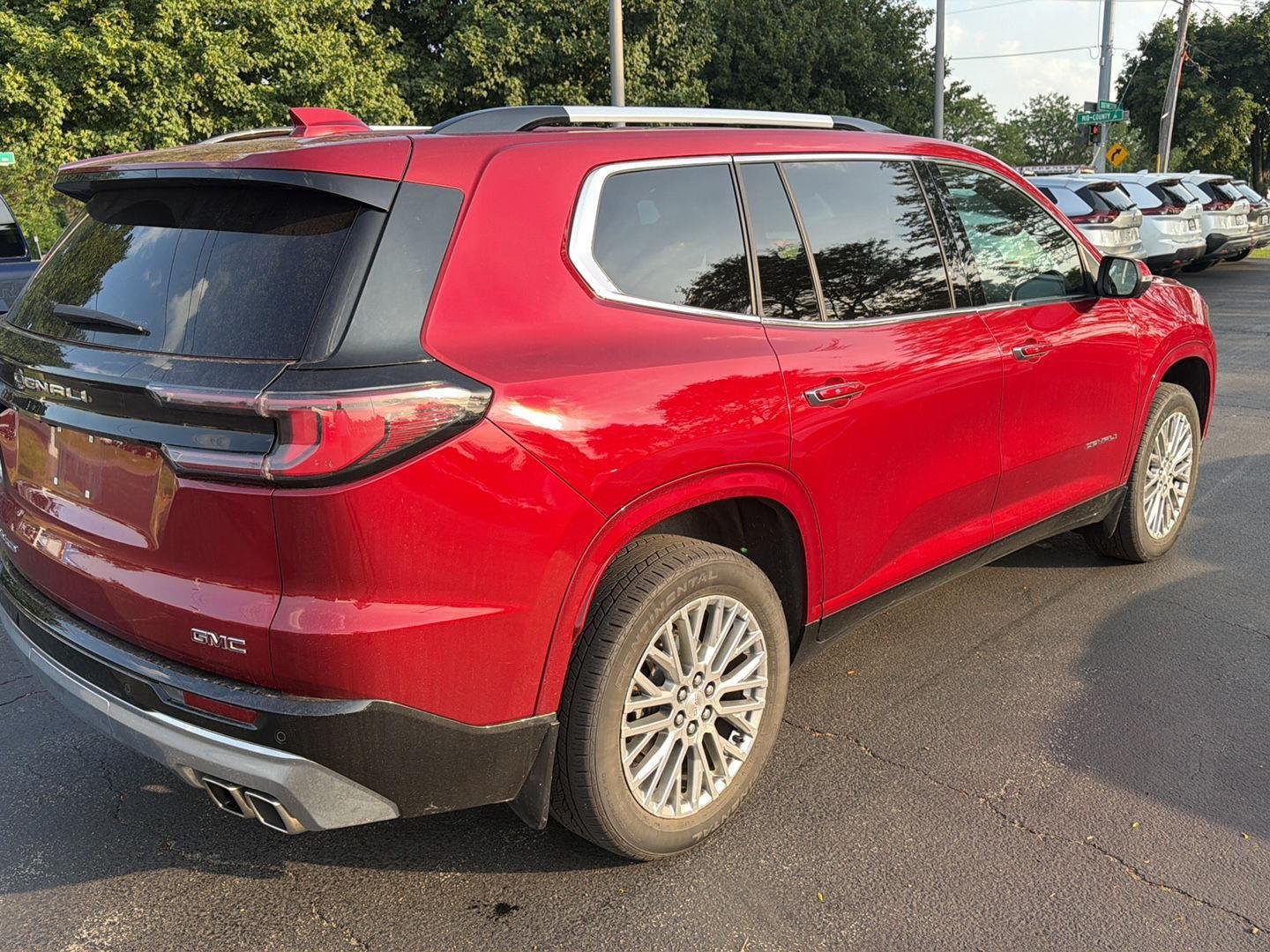 Used 2024 Volcanic Red Tintcoat GMC AWD Denali image 4
