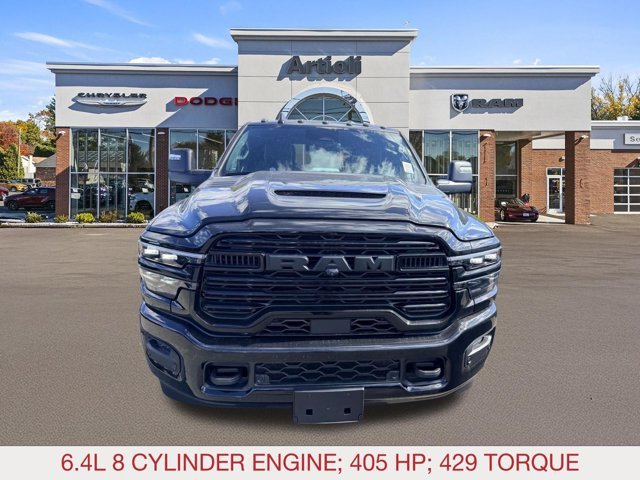 New 2027 Diamond Black Crystal Pearl-Coat Exterior Paint RAM Laramie image 3