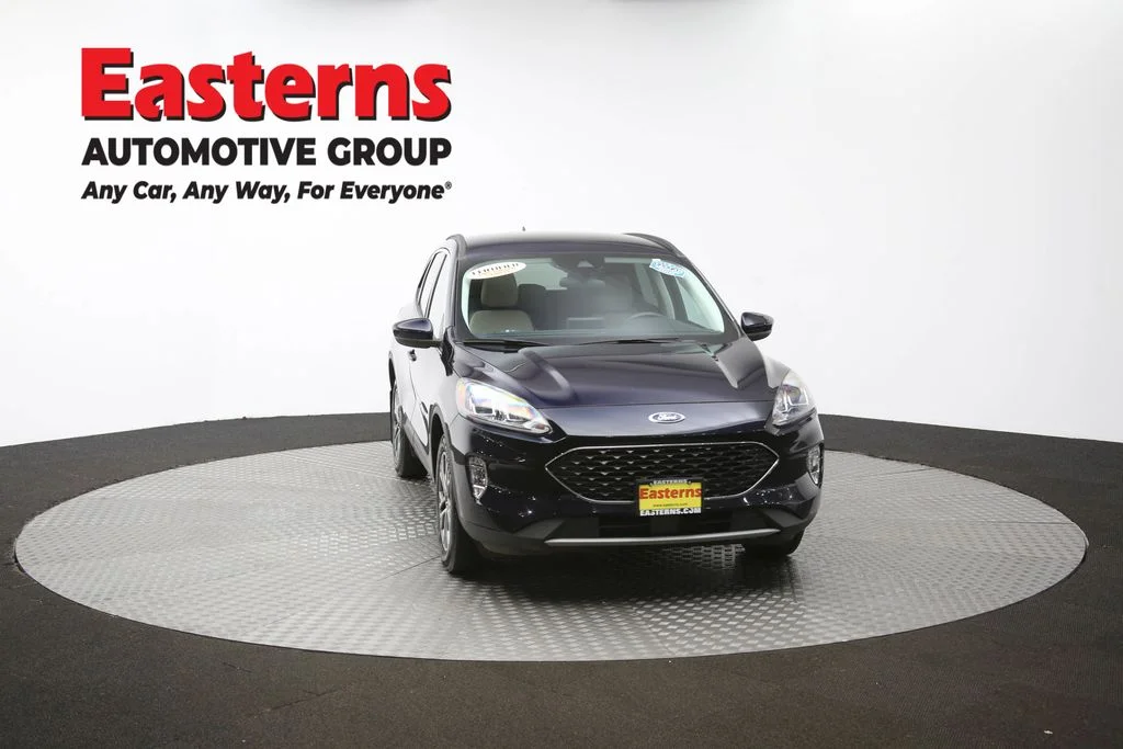 Used 2021 Blue Ford SEL image 50