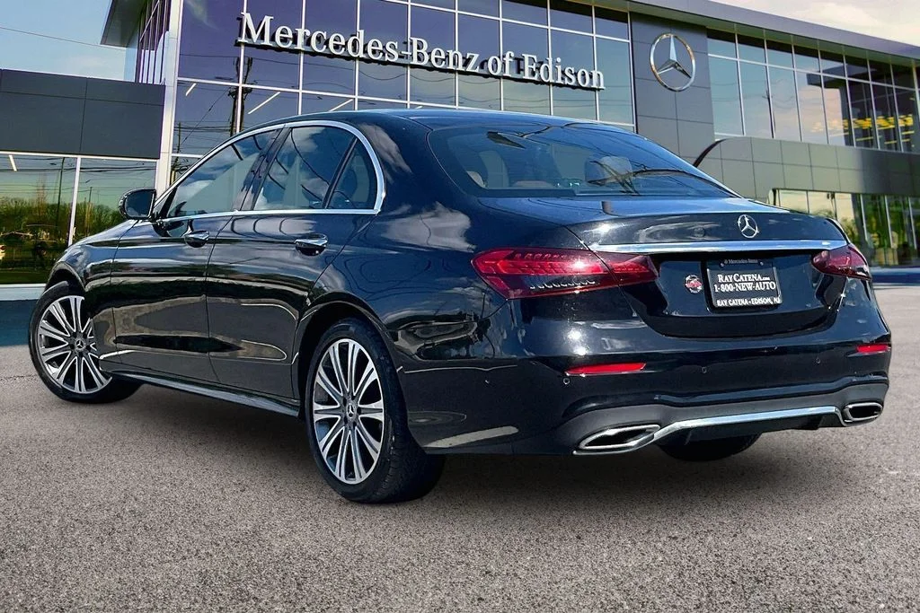 Certified Used 2022 Black Mercedes-Benz E 350 image 2
