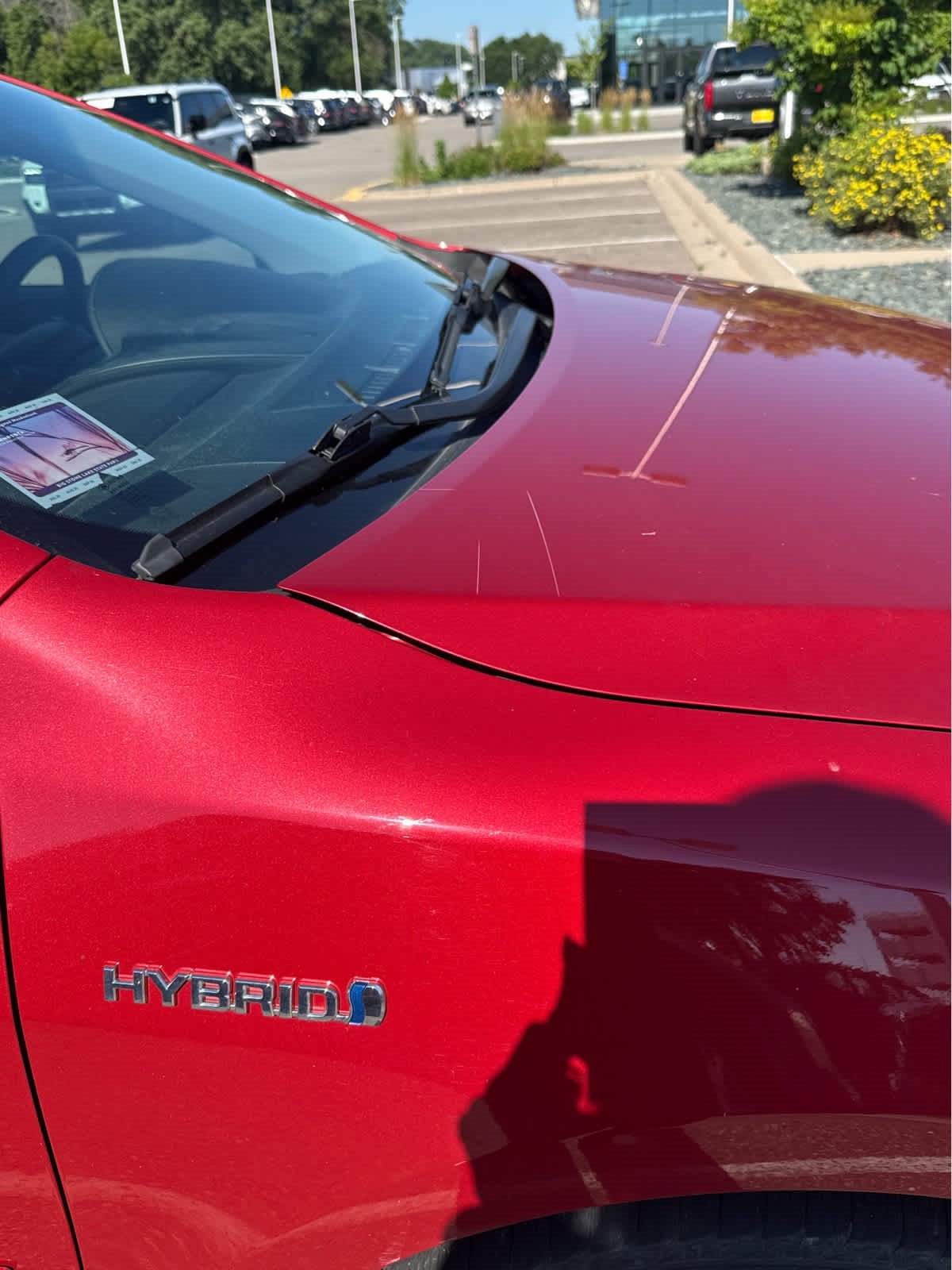 Used 2012 Barcelona Red Metallic Toyota XLE image 2
