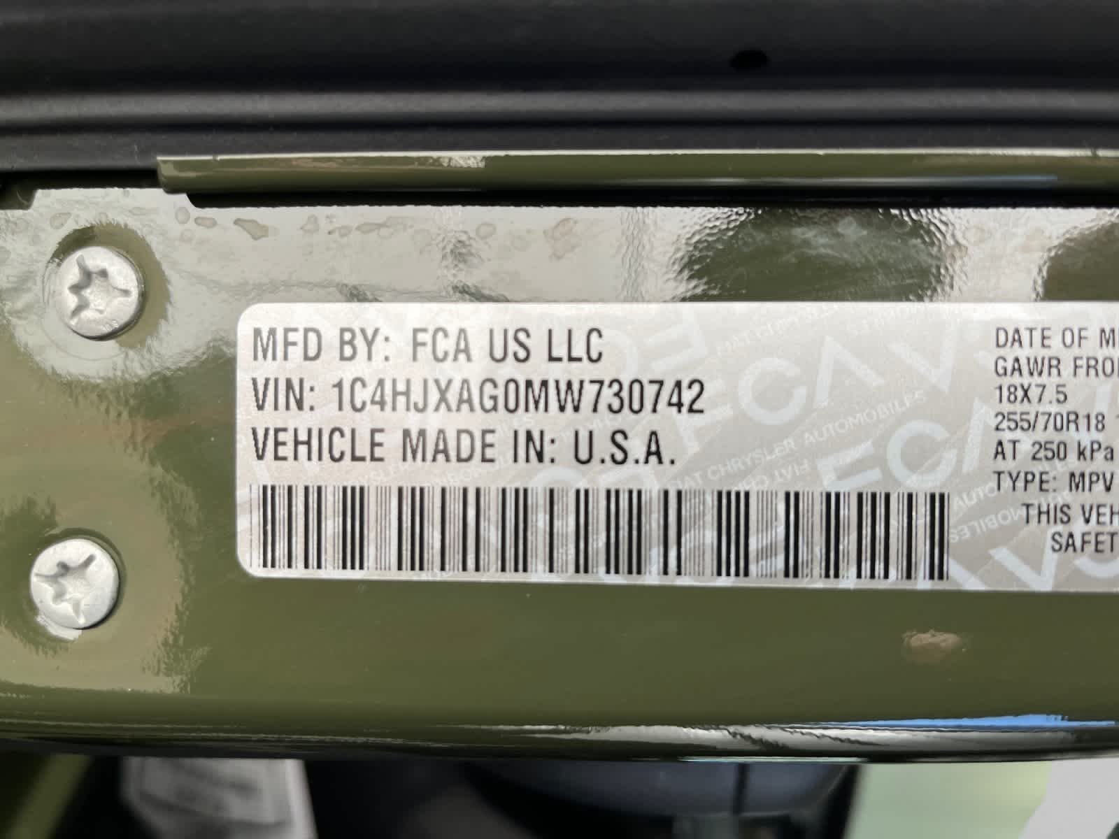 Used 2021 Sarge Green Clearcoat Jeep 80th Anniversary image 21