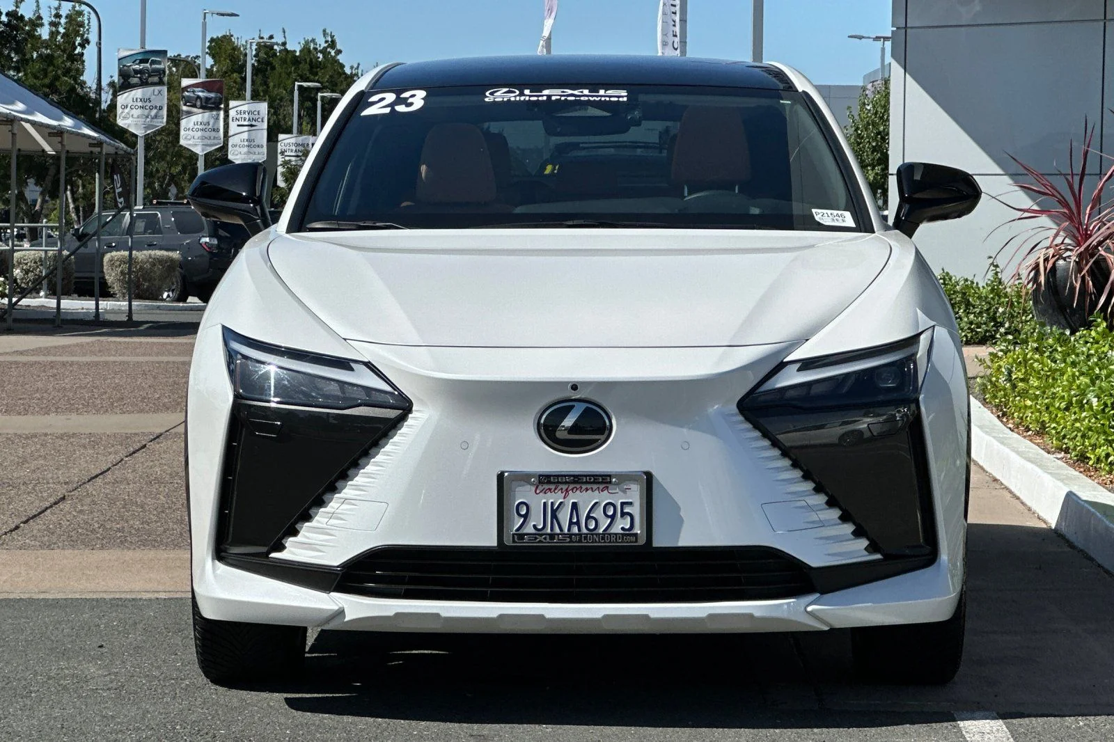 Certified Used 2023 EMINENT WHITE PEARL Lexus 450e Luxury image 6