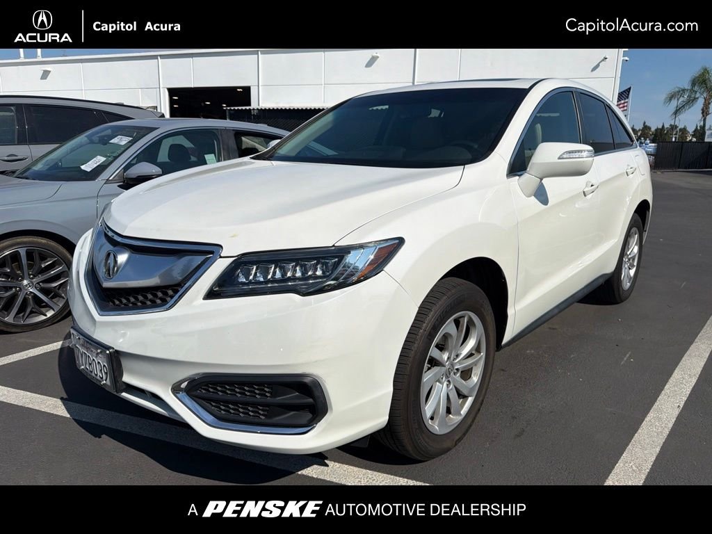 Used 2017 White Diamond Pearl Acura AWD with Technology Package image 1