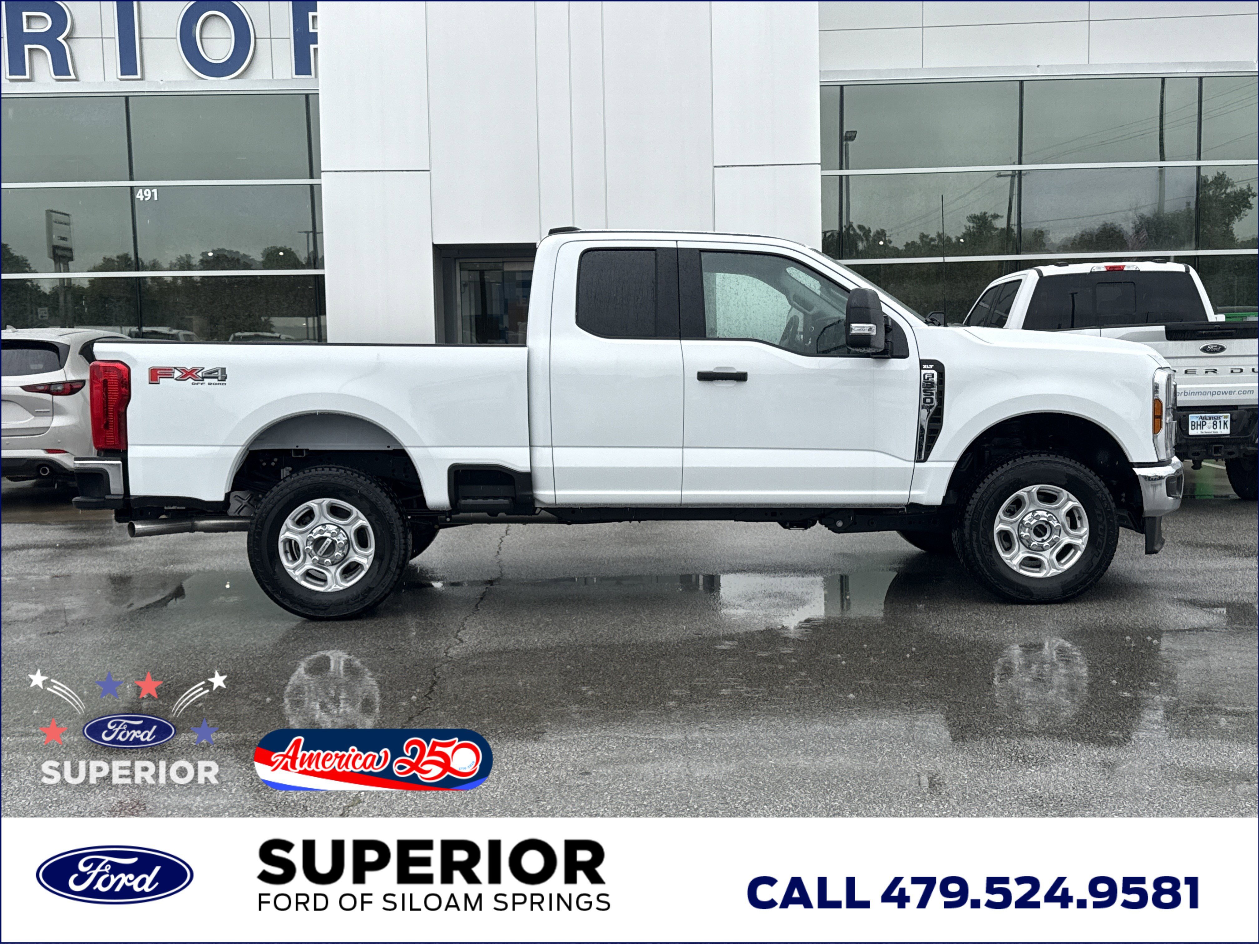 New 2026 Oxford White Ford XLT 4WD image 2