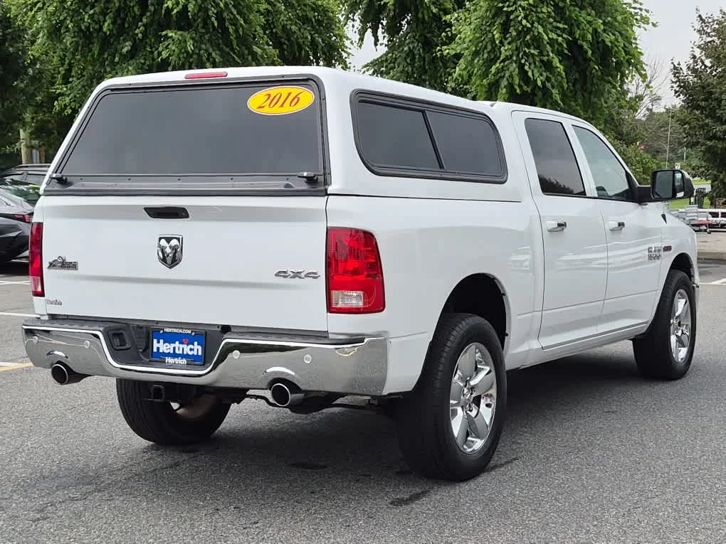 Used 2016 Bright White Clearcoat Ram Big Horn image 3