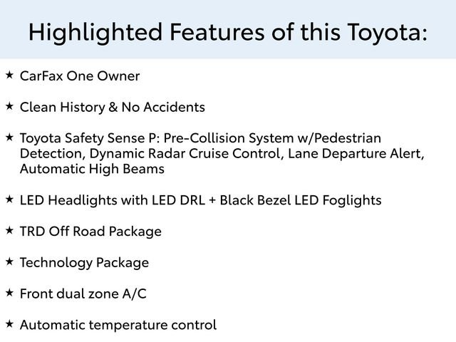 Used 2021 Green Toyota TRD Off-Road image 2
