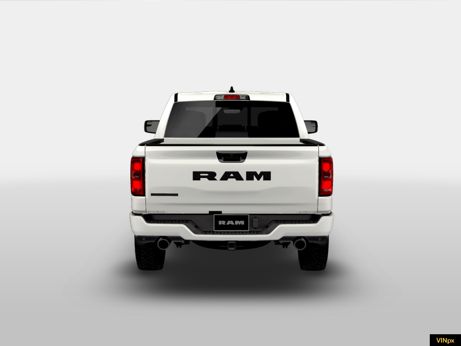 New 2026 Bright White Clear-Coat Exterior Paint RAM BIG HORN image 6