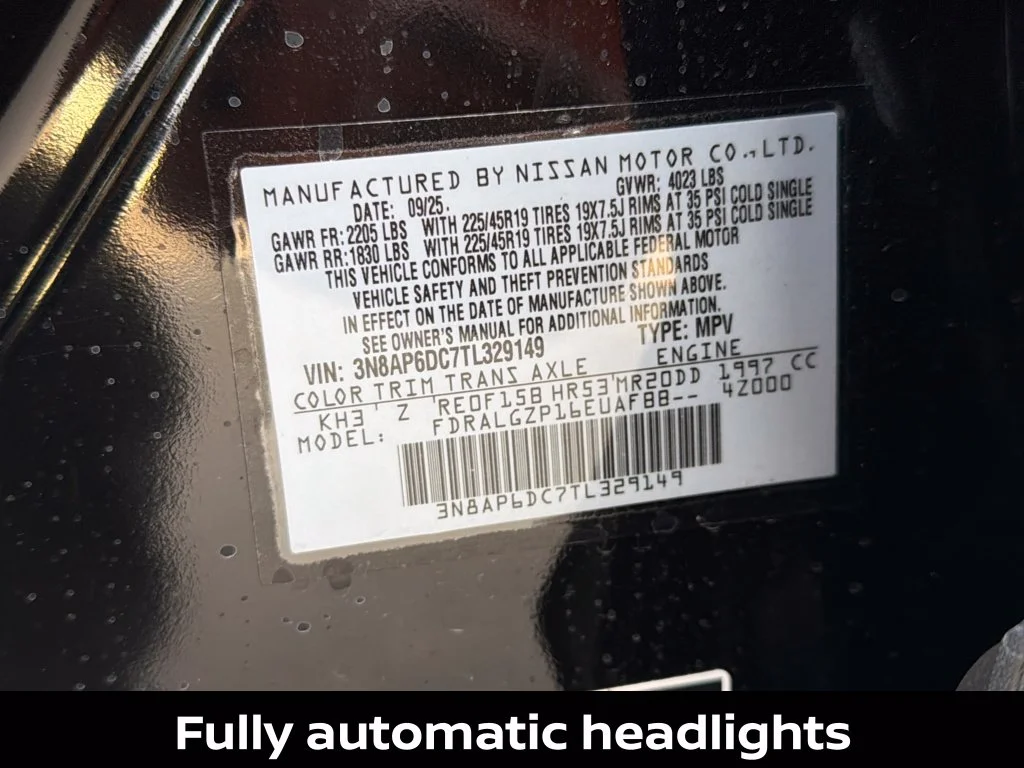 Certified Used 2026 Black Nissan SR image 36