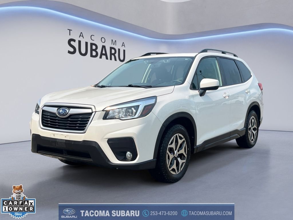 Used 2020 White Subaru Premium image 1