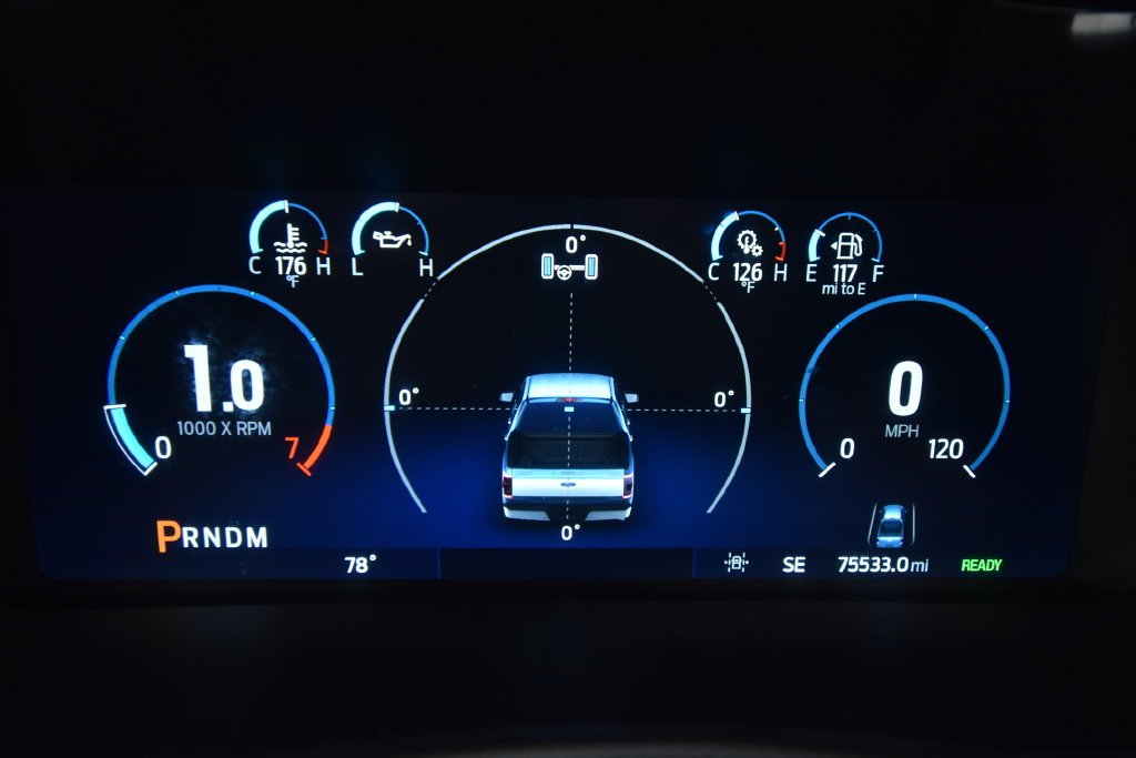 Used 2022 Atlas Blue Metallic Ford Lariat image 16