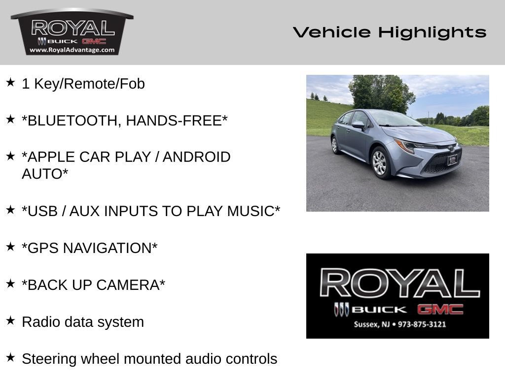 Used 2021 Gray Toyota LE image 4