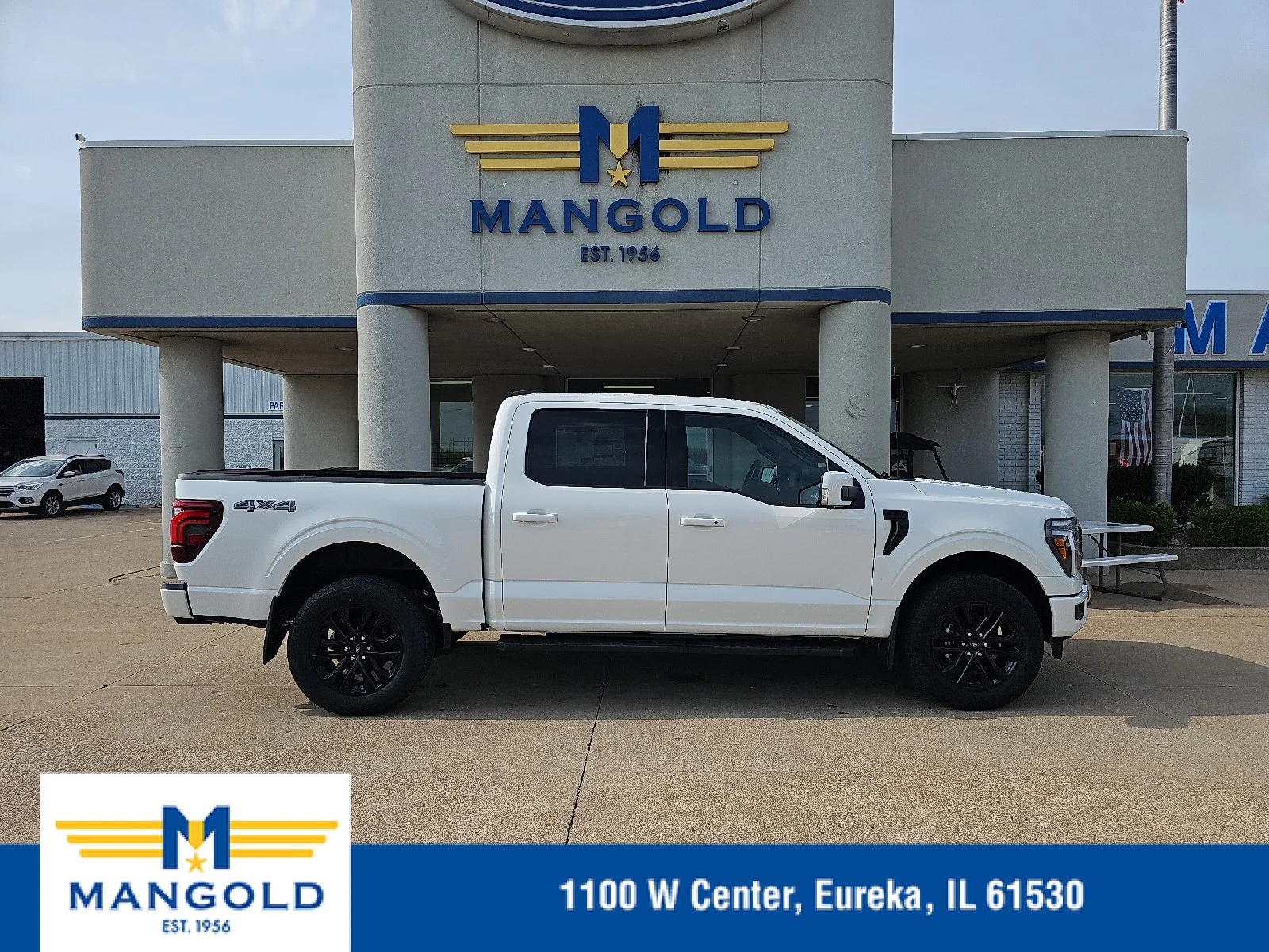 New 2026 Star White Metallic Tri-Coat Ford Lariat® image 1