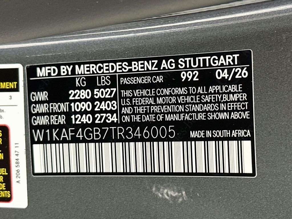 New 2026 Selenite Grey Metallic Mercedes-Benz C 300 image 34