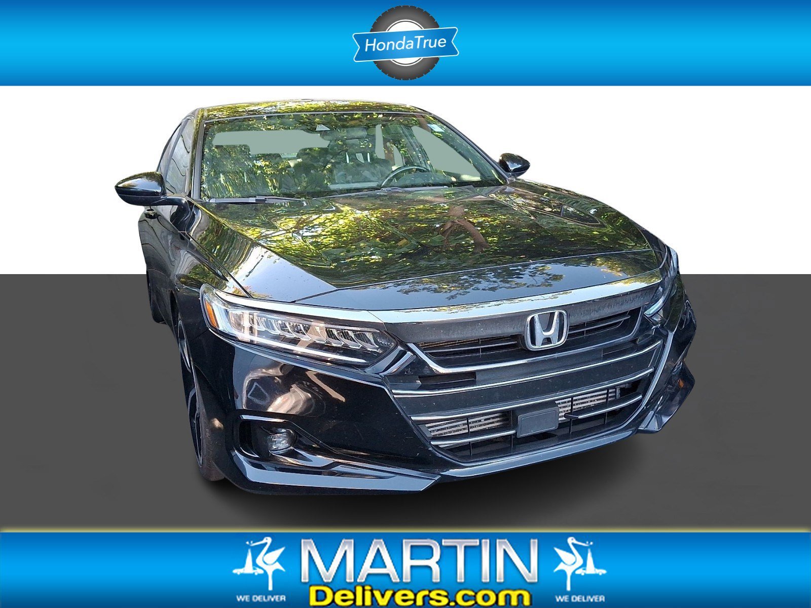 Certified Used 2022 Crystal Black Pearl Honda Sport image 1