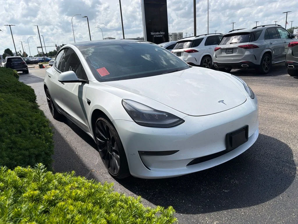 Used 2023 White Tesla Performance image 7