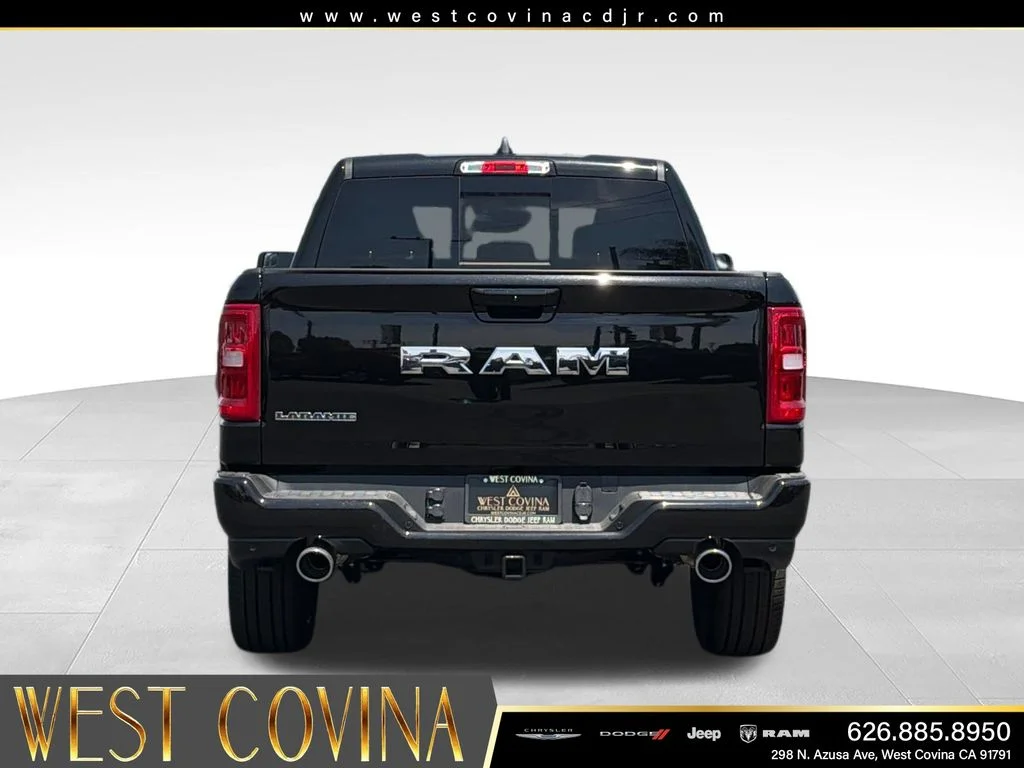 New 2026 Diamond Black Crystal Pearl-Coat Exterior Paint RAM Laramie image 4