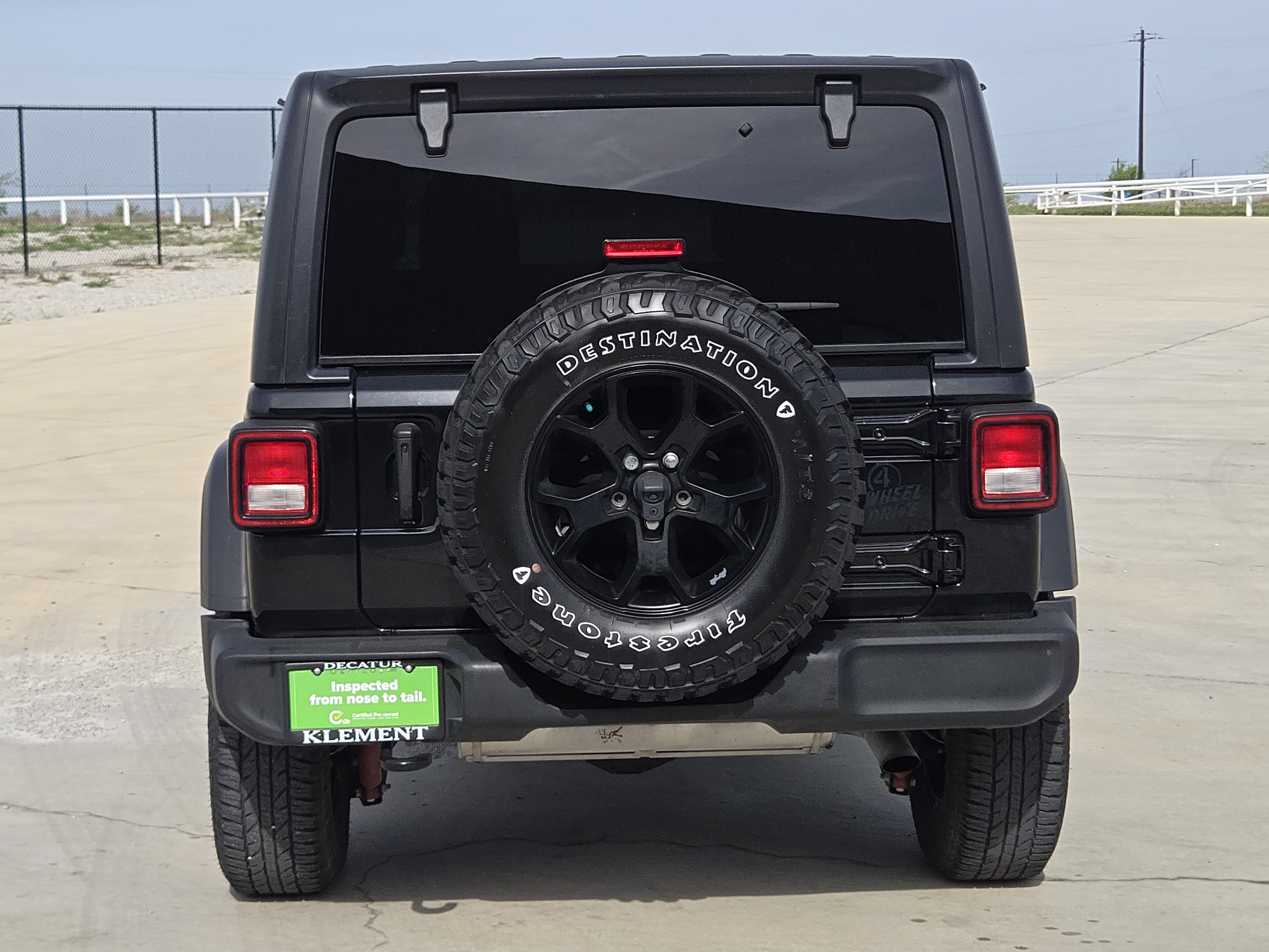 Used 2022 Black Clearcoat Jeep Unlimited Willys image 7