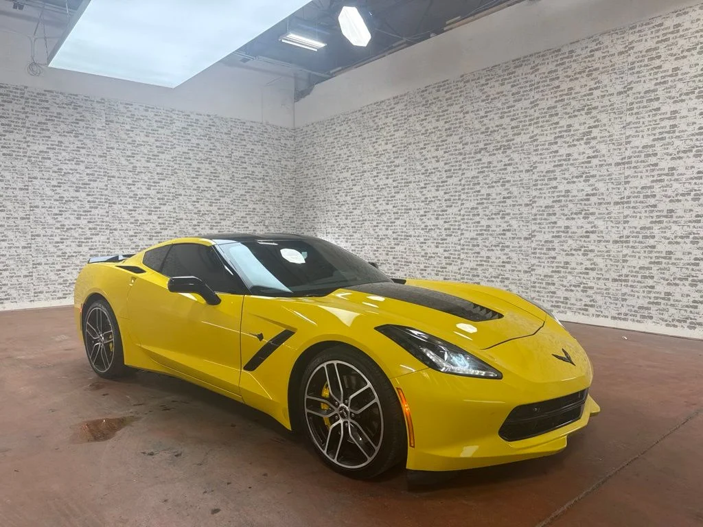 Used 2016 Corvette Racing Yellow Tintcoat Chevrolet Stingray Z51 image 1
