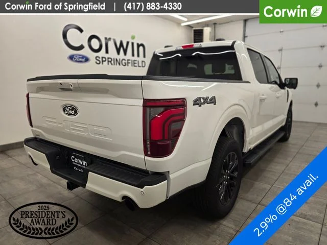 New 2026 Star White Metallic Tri-Coat Ford Lariat® image 8