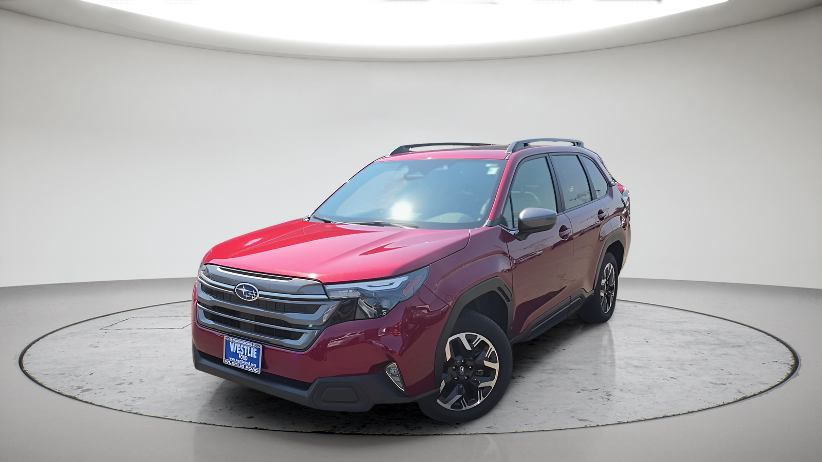 Used 2025 Crimson Red Pearl Subaru Premium image 1