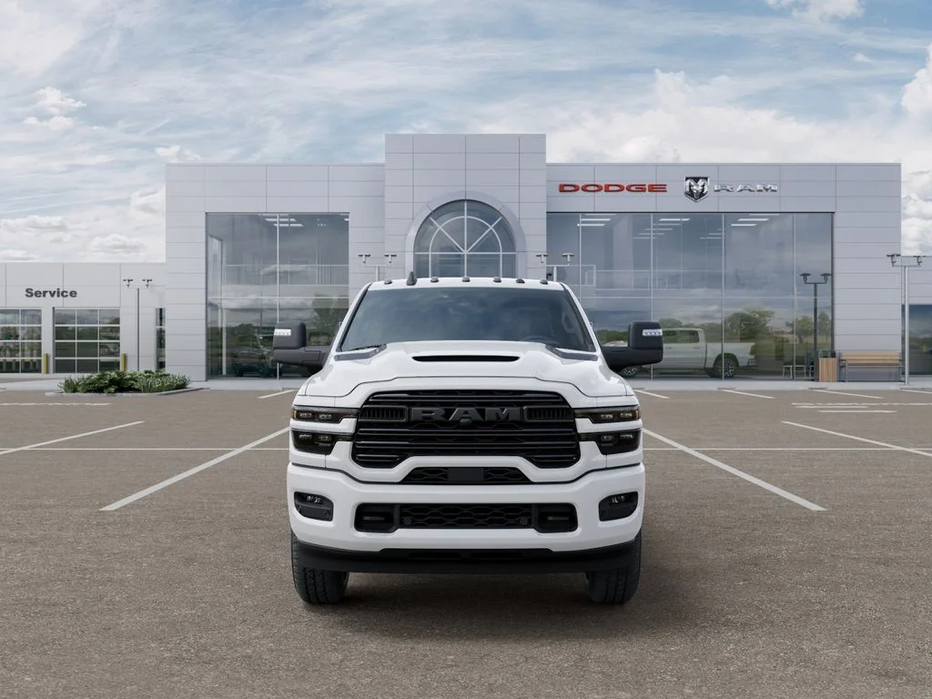 New 2026 Bright White Clear-Coat Exterior Paint RAM Laramie image 6